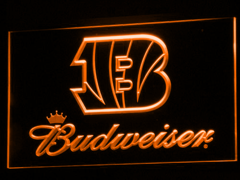 Cincinnati Bengals Budweiser LED Neon Sign